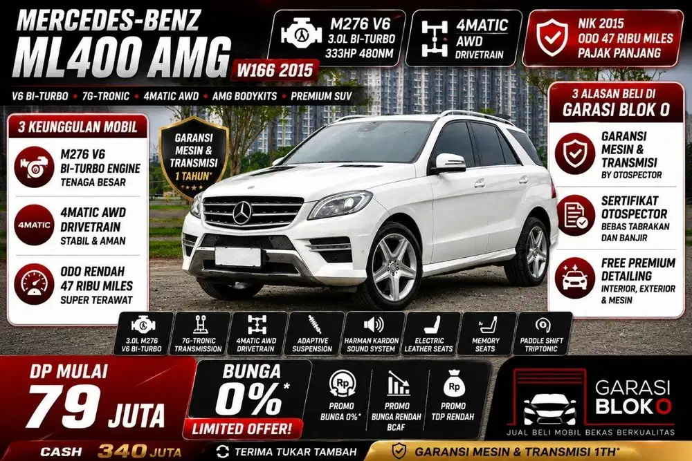 Mercedes-Benz ML400 AMG W166 2015