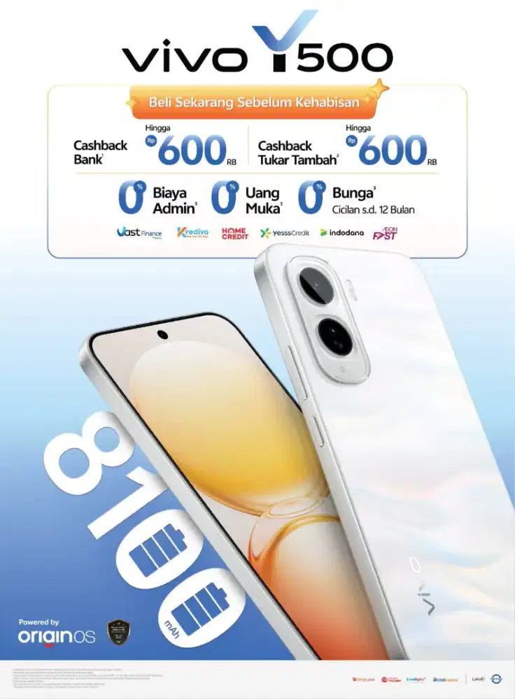 VIVO Y500 PRE ORDER NOW