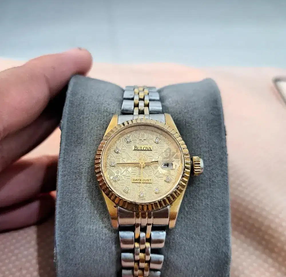 Jam tangan bulova datejust 23k gp eta swiss matic seiko heuer tissot