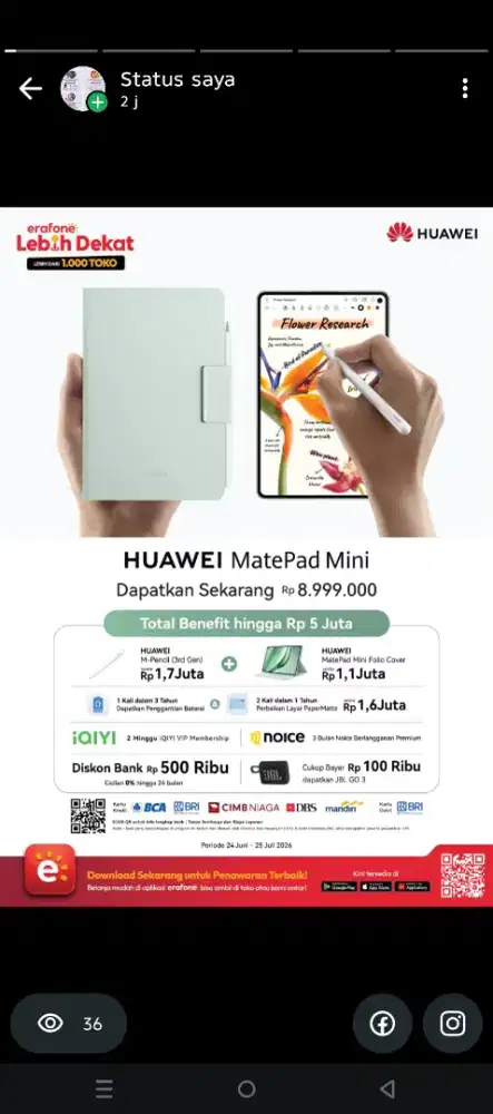 Huawei matepad mini 12/256