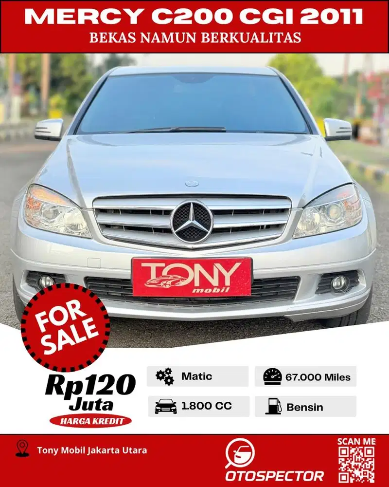 Mercedes Benz C200 CGI AT 2011 Silver