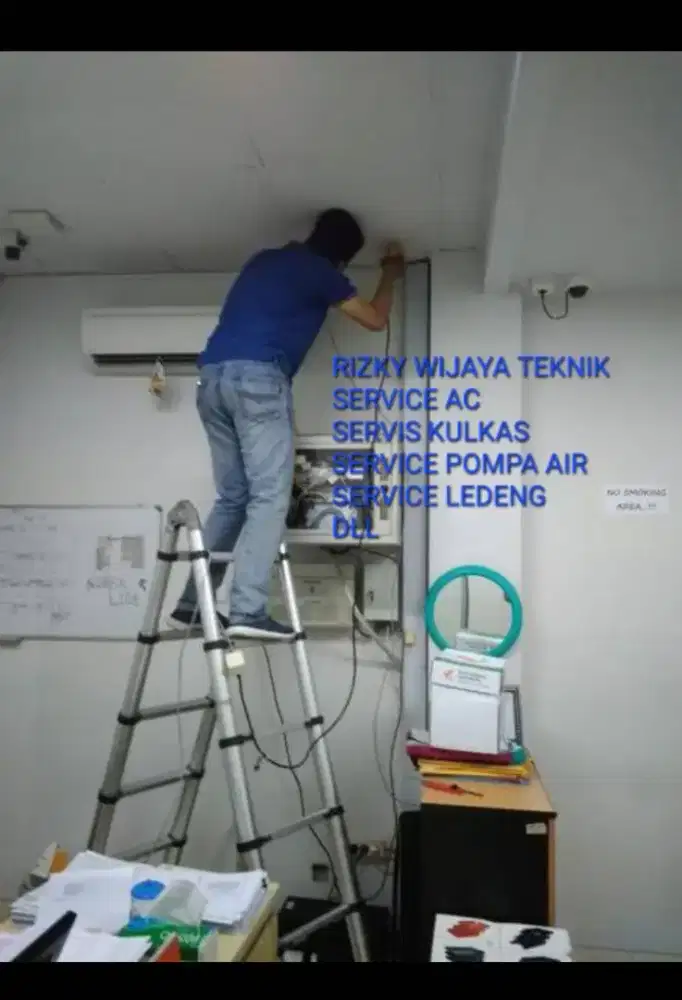 SERVICE AC, KULKAS, CHILLER, FREEZER, POMPA AIR , LEDENG, INSTALASI..