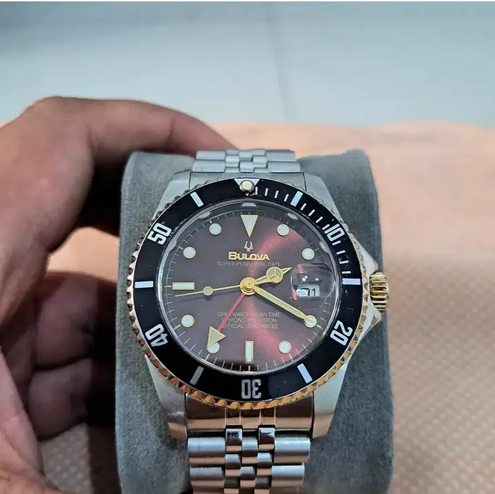 Jam tangan bulova gmt diver eta swiss matic seiko heuer tissot citizen