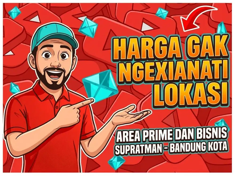JUAL RUMAH DI JL. SUPRATMAN, CIHAPIT, BANDUNG KOTA.