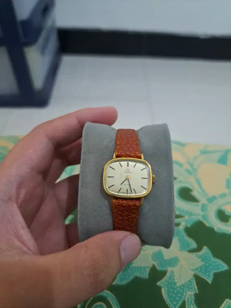 Jam tangan omega deville lady 18kgp swiss automatic heuer tissot seiko