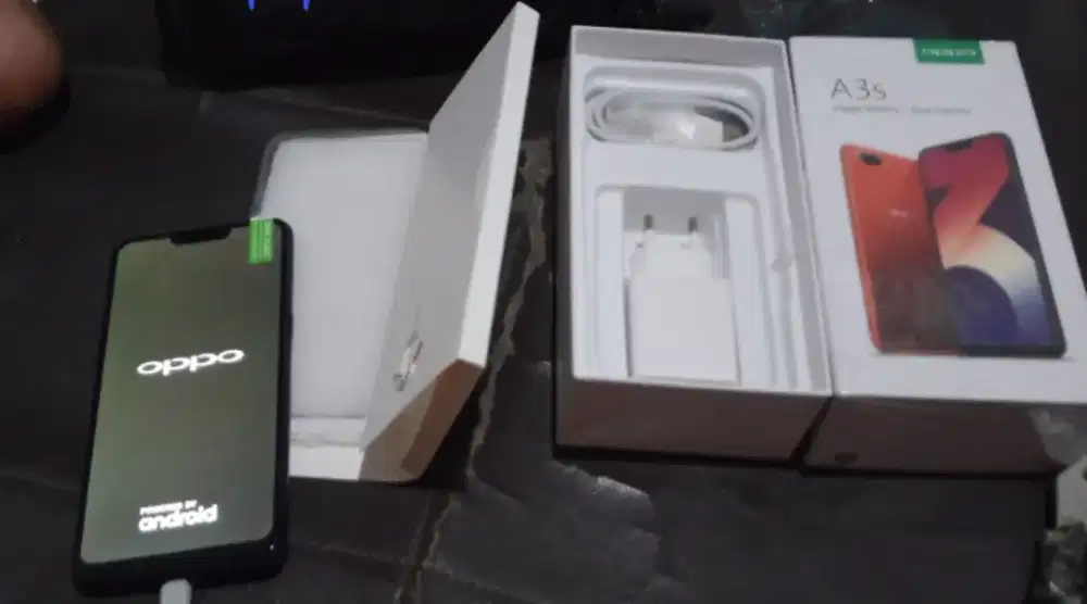 Oppo A3S Blue 6 128 Masih Bergaransi