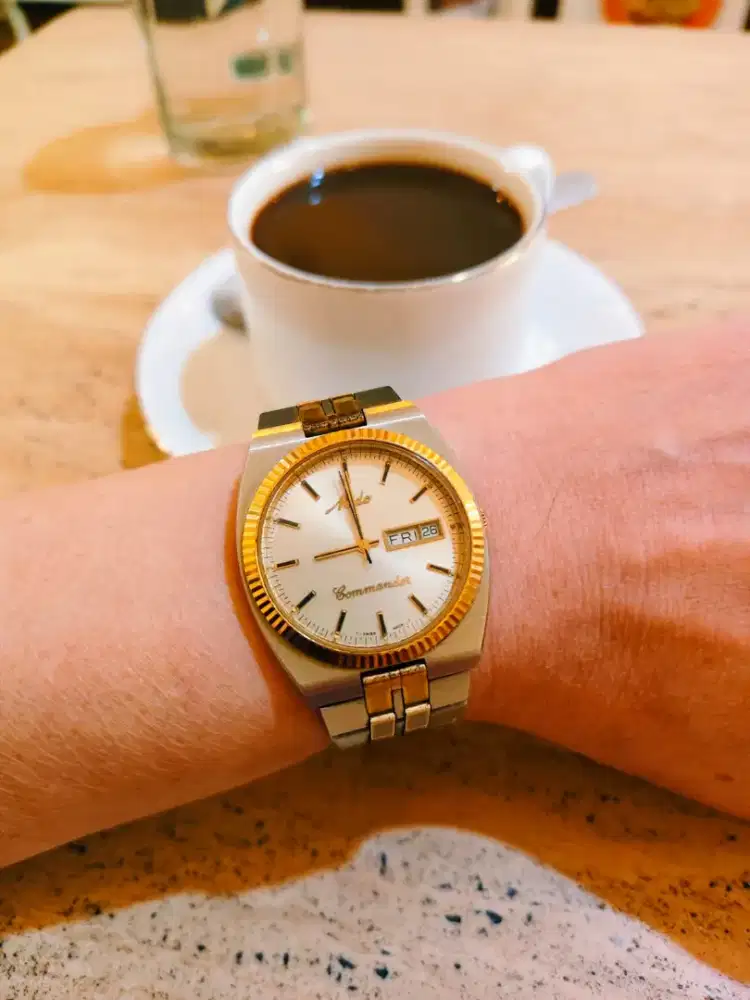 MIDO Commander 8017-1 Vintage 1980s Automatic Original Swizz Made