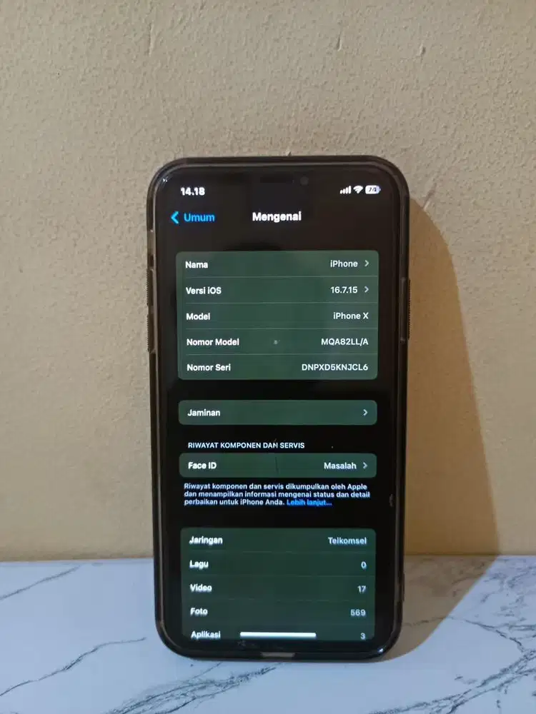 iphone X 256gb inter all operator
