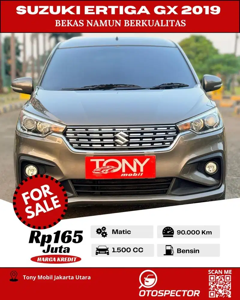Termurah - Suzuki Ertiga GX AT 2019 Abu-Abu