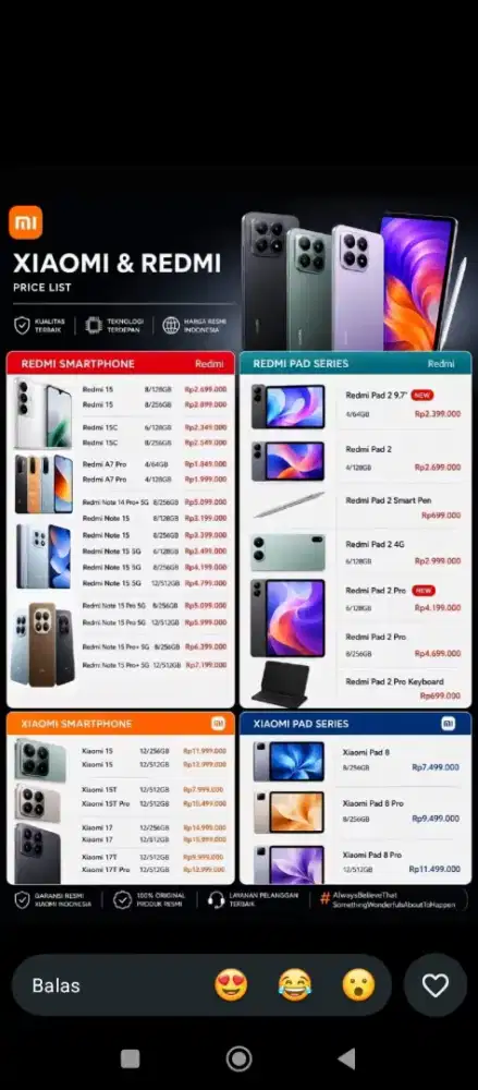 XIAOMI REDMI NOTE 15