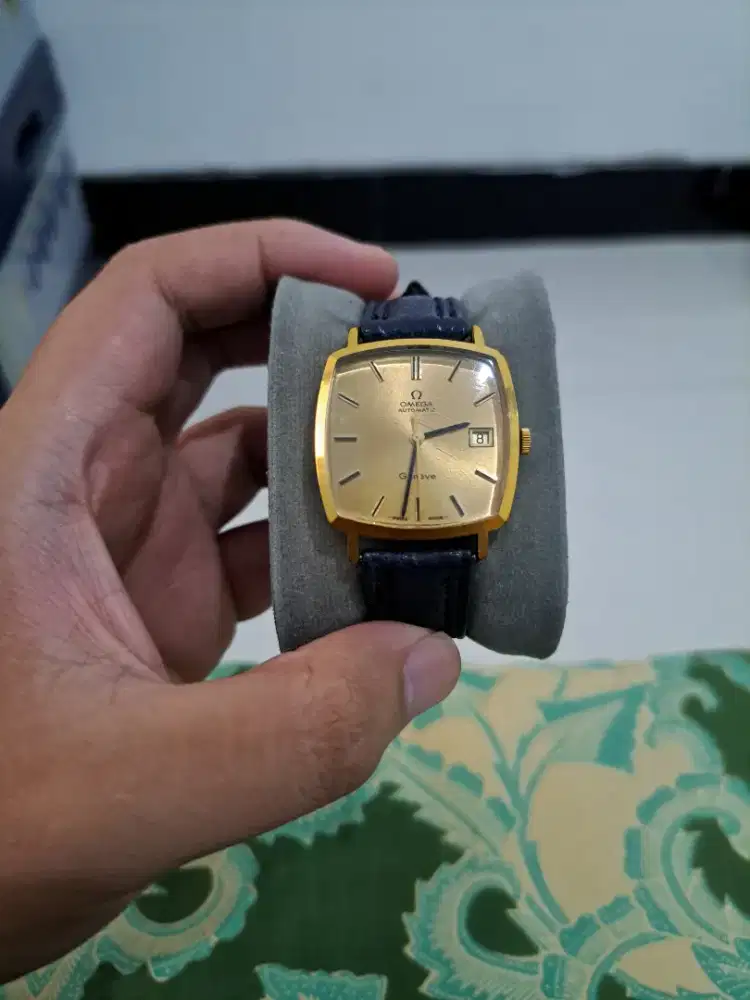 Jam tangan omega geneve tank 18kgp seiko tissot heuer casio citizen al