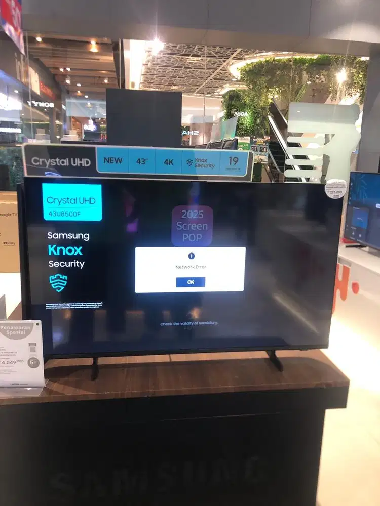 cicilan tv samsung smart 4k 43in