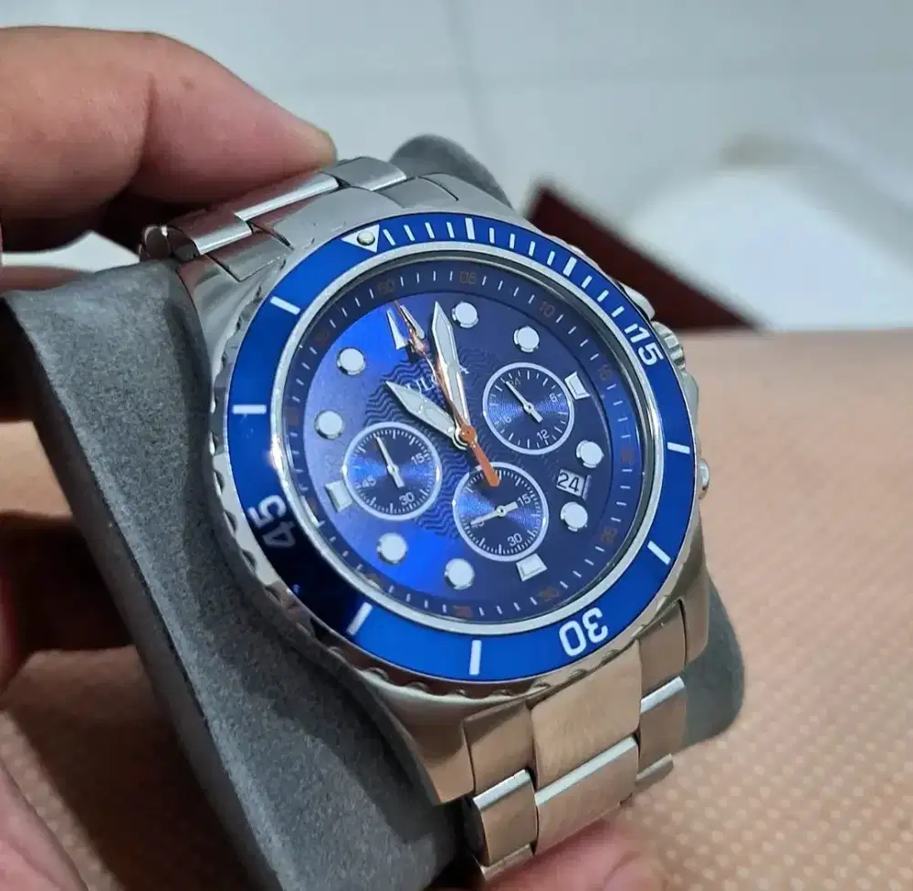 Jam tangan bulova sutton chrono swiss baterai seiko casio tissot heuer