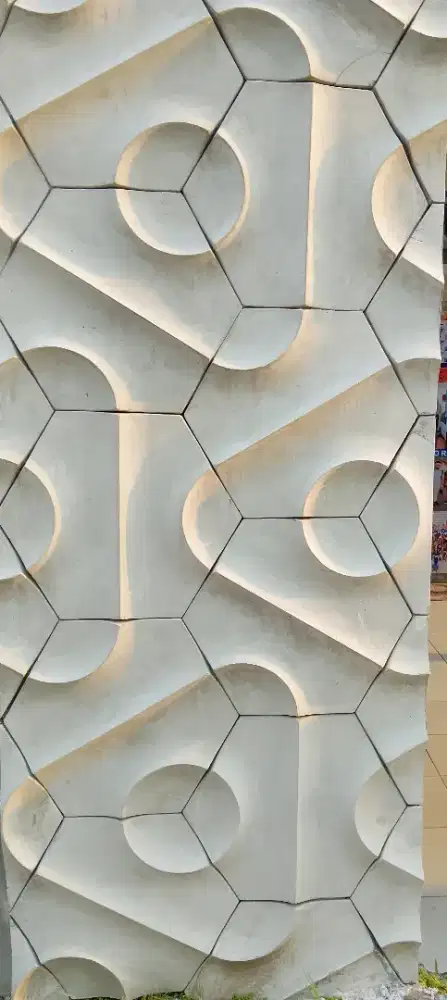 Jual wallpanel 3d beton
