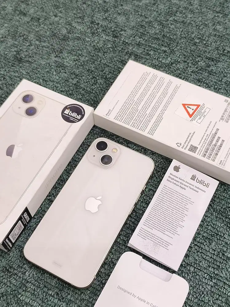 Iphone 13 128 resmi iBox seperti baru
