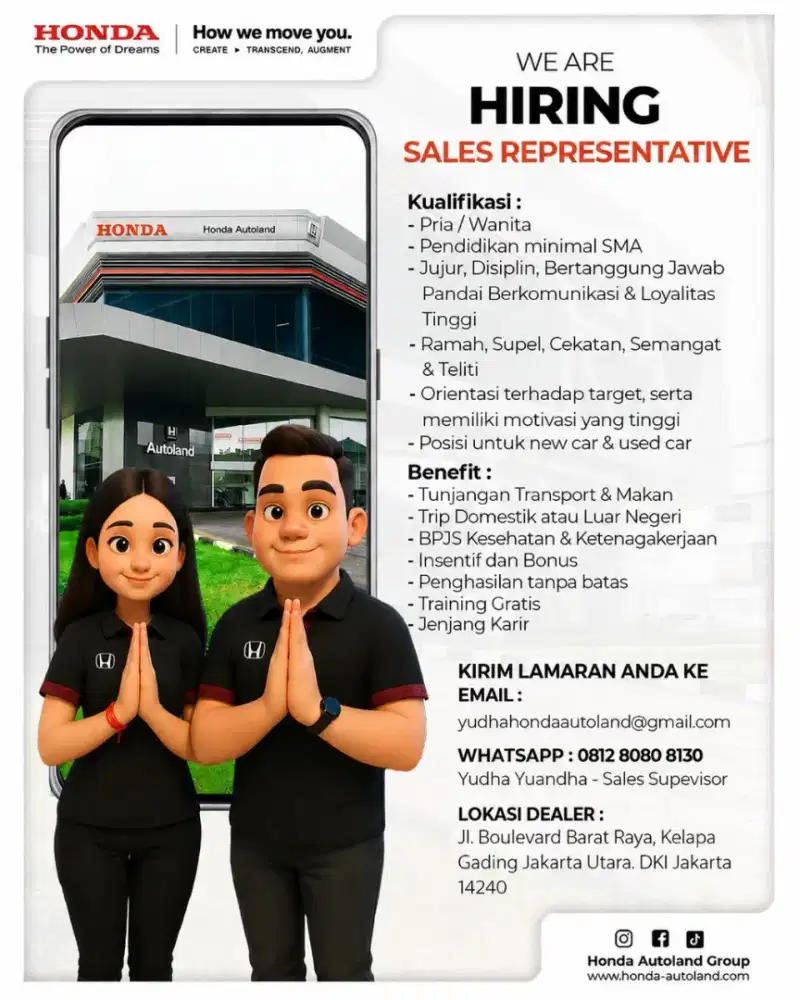 LOWONGAN KERJA MARKETING