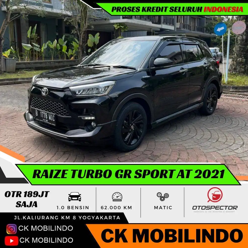 Toyota Raize Turbo GR Sport Matic 2021 ISTIMEWA DP Minim Kredit Murah