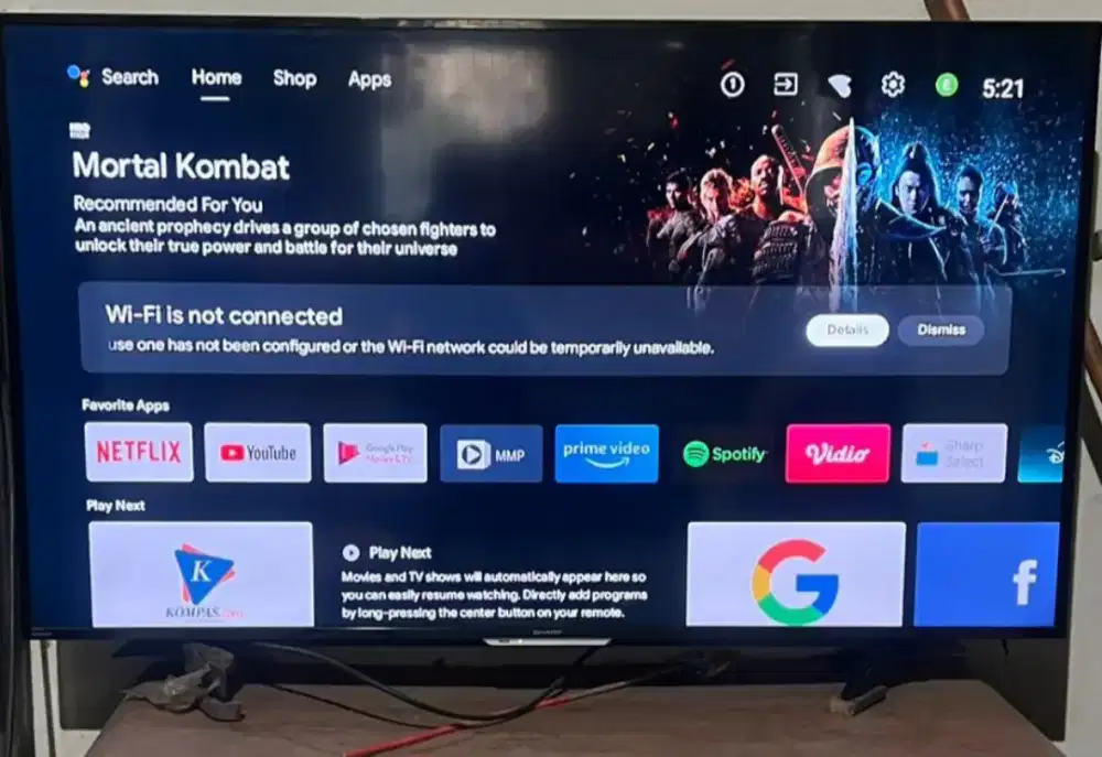 Sharp LED android tv , Full HD,Digital 50 Inch