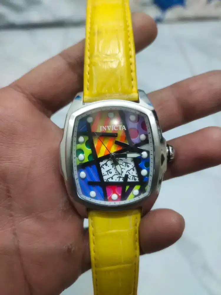 Original jam tangan invicta USA yellow series limited edition