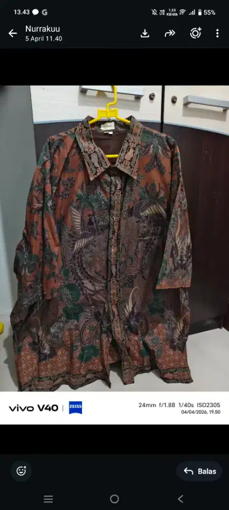 Baju batik baru kualitas bagus