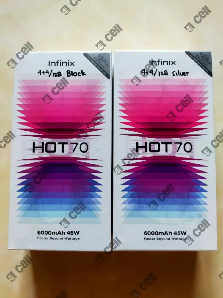 Infinix hot 70 ram 4+4/128 100% baru Termurah