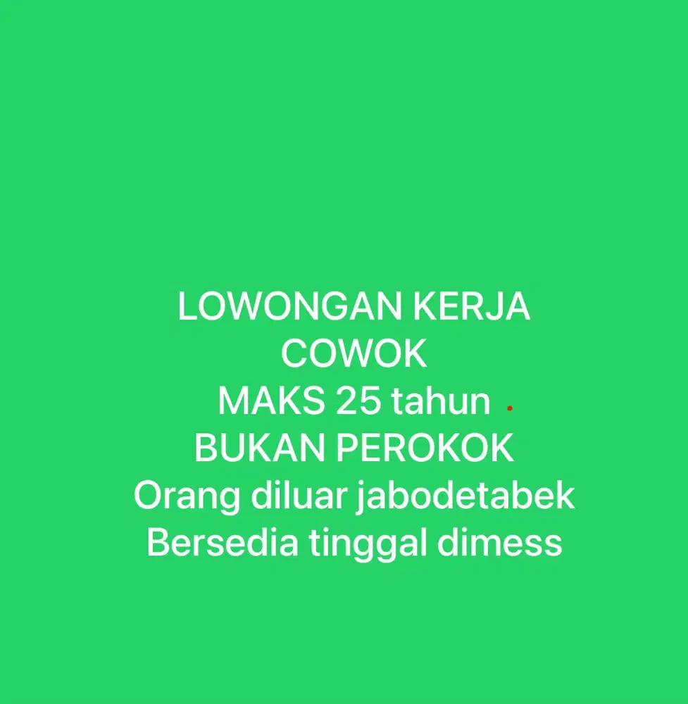 Lowongan Kerja packing, bongkar barang, dn host live