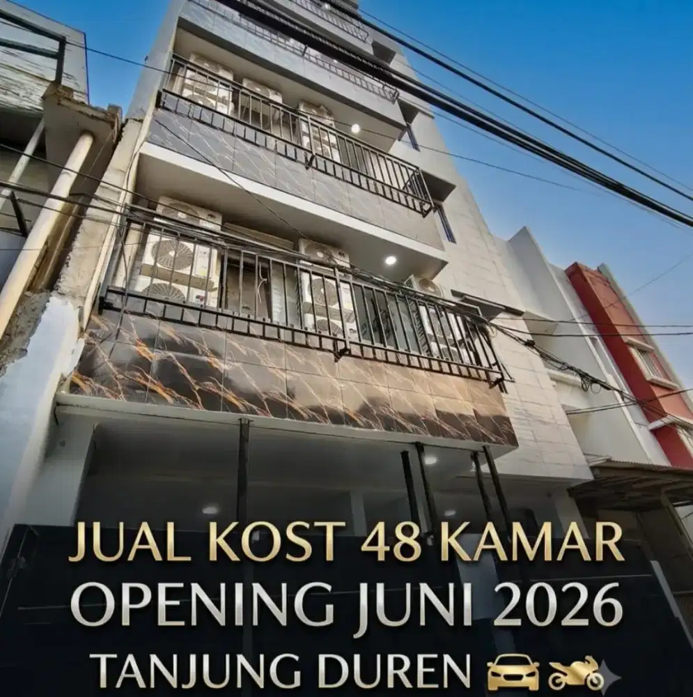 JUAL KOST KOSAN OPENING JUNI 2026 AREA PRESTIGE TANJUNG DUREN JAKBAR