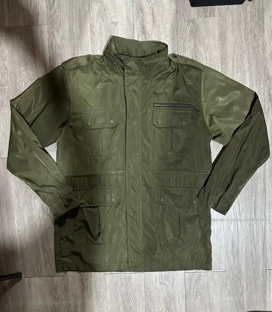 Jacket Parka Nylon Nosta Size XL Green Army