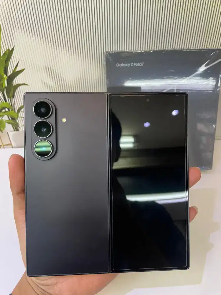 Samsung galaxy Z FOLD 7 jetblack 12/512 resmi sein
