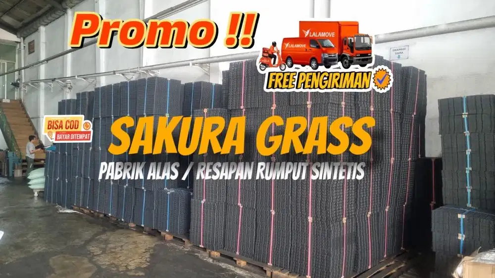 Resapan / Alas Rumput Sintetis Gratis Pasang Bayar COD - Drainase Cell