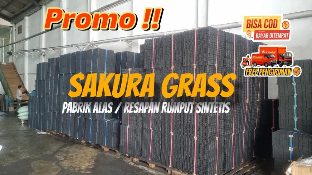 Resapan / Alas Rumput Sintetis Gratis Pasang Bayar COD - Drainase Cell