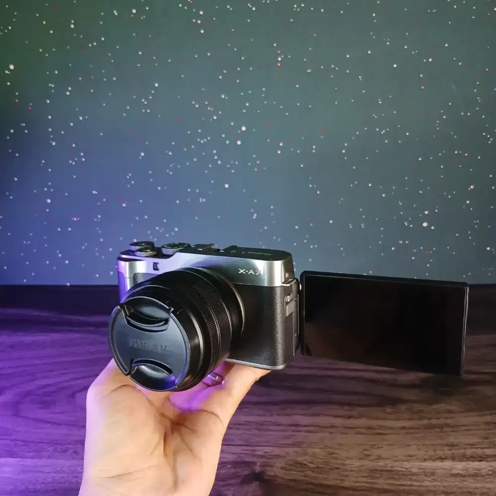FUJIFILM X-A7 KIT DARLGREY FULLSETBOX MULUS SIAP PAKAI