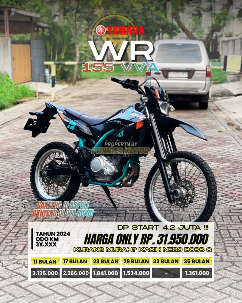 CREDIT DP MULAI 4.2 JUTAA WR 155R VVA 2024 !!!