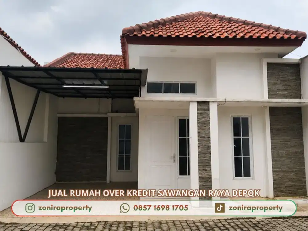 Jual TAKE OVER RUMAH Sawangan Raya Depok 5 menit ke Pintu Tol