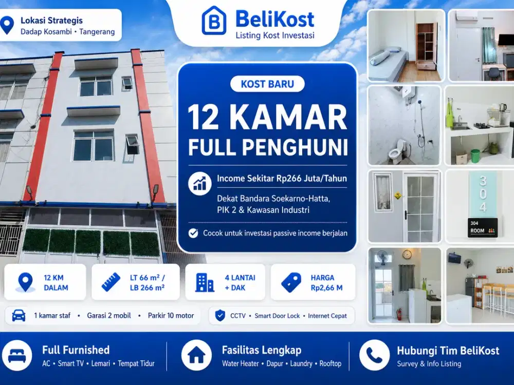 DIJUAL CEPAT KOSAN KOSAMBI TANGERANG