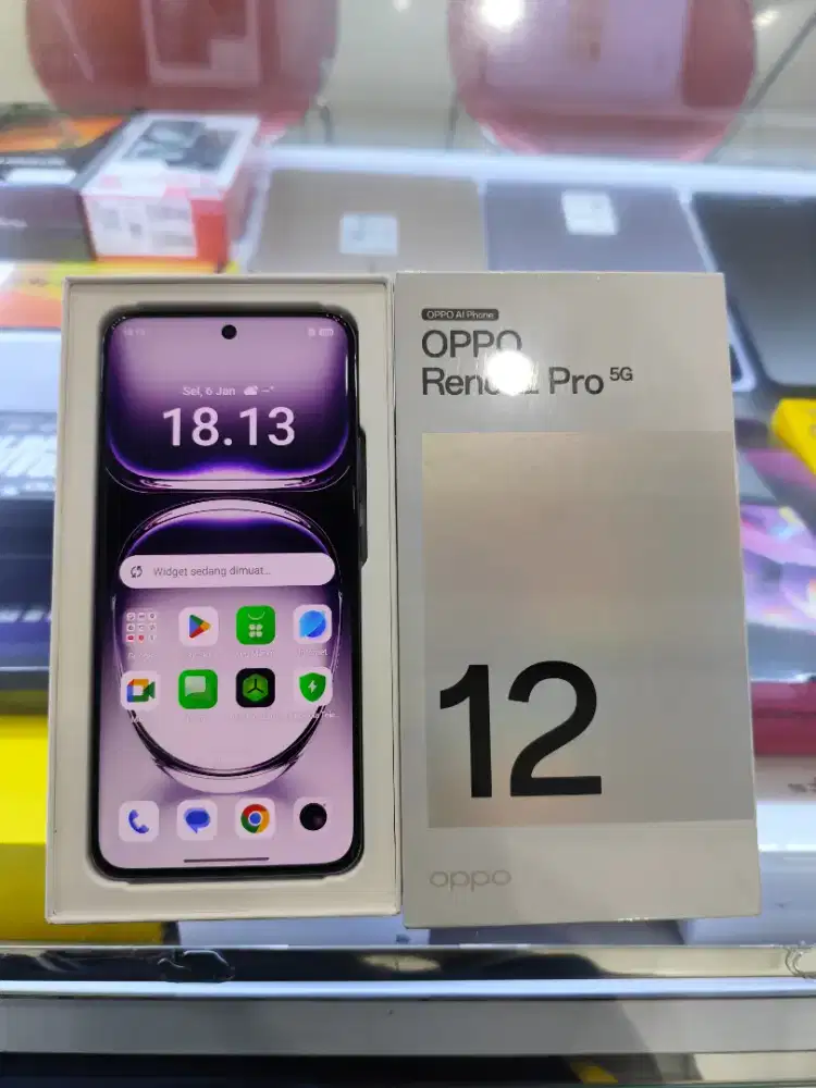 Hp Second Oppo RENO 12 Pro 5G Ram 12/512GB Resmi Fullset Ori