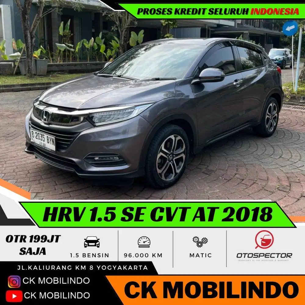 Honda HRV SE CVT Matic 2018 ISTIMEWA DP Minim Kredit Murah