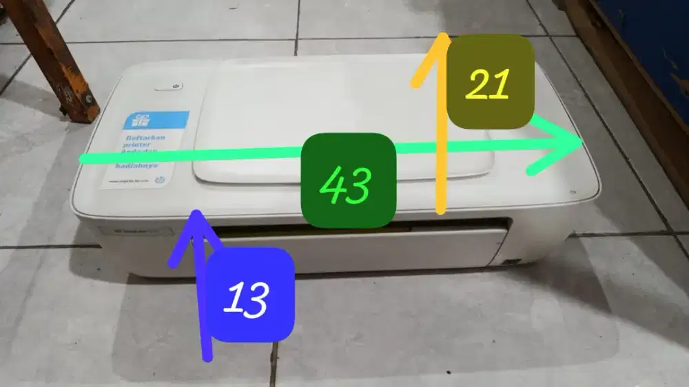 Second Printer HP Deskjet 1112 Minus