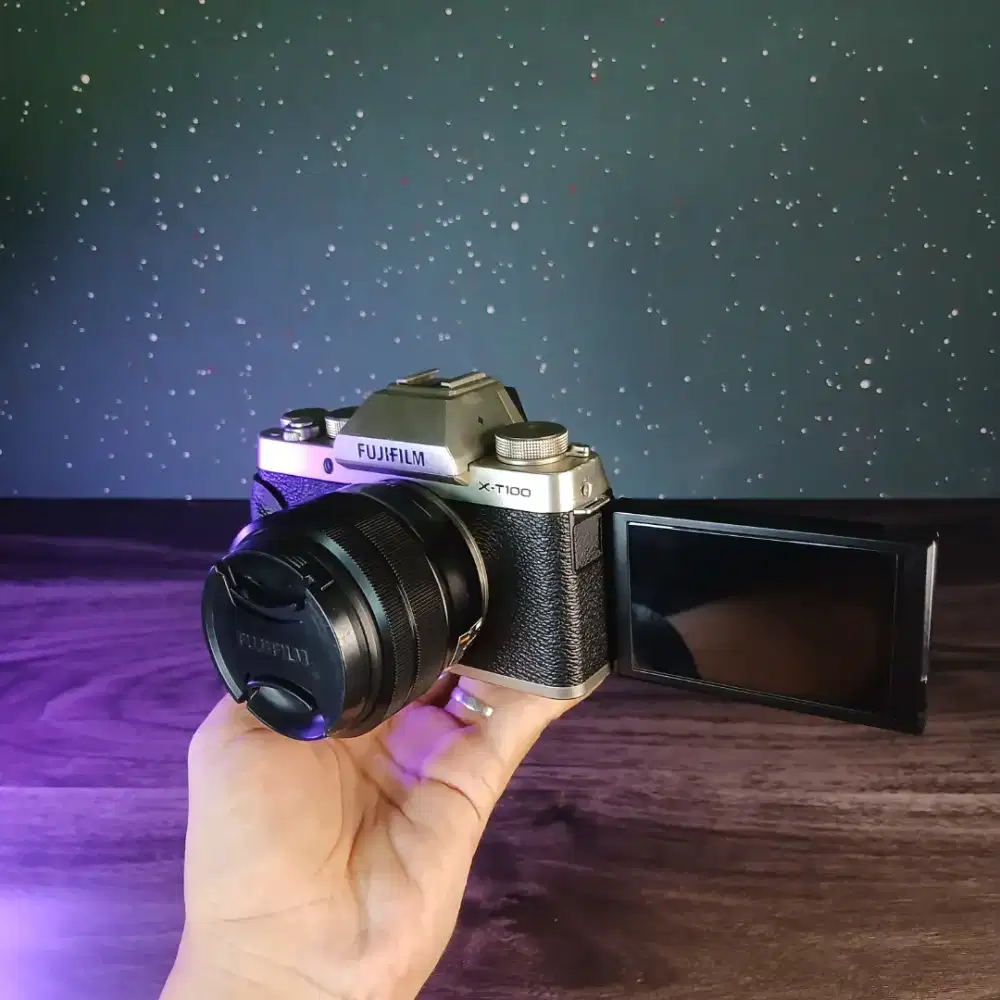 FUJIFILM X-T100 KIT FULLSETBOX FULL FITUR