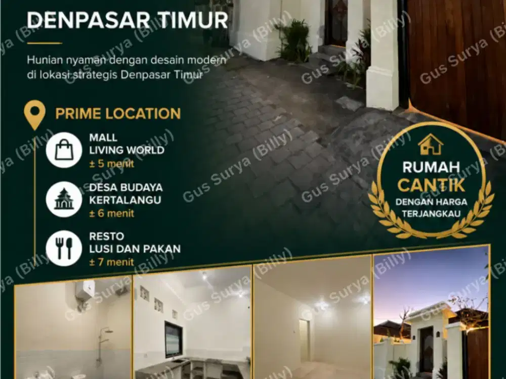 Dijual Rumah Eksklusif di Denpasar Timur Investasi Tepat untuk Masa Depan