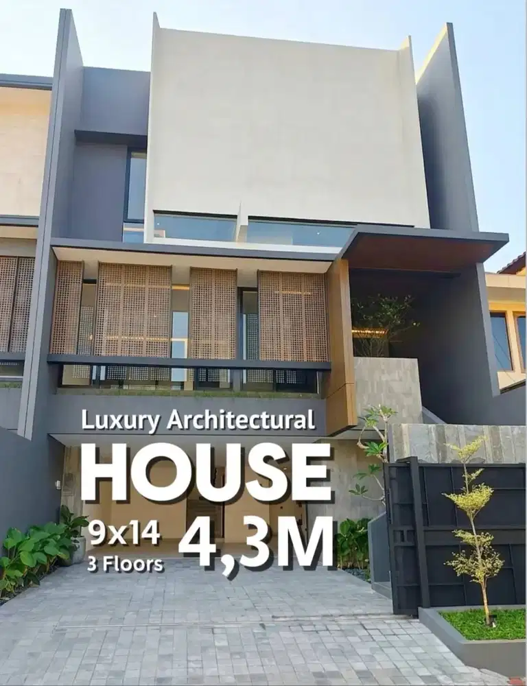 Jual Rumah di Manyar Kertoadi NewMinimalis Modern Kontemporer Tropical