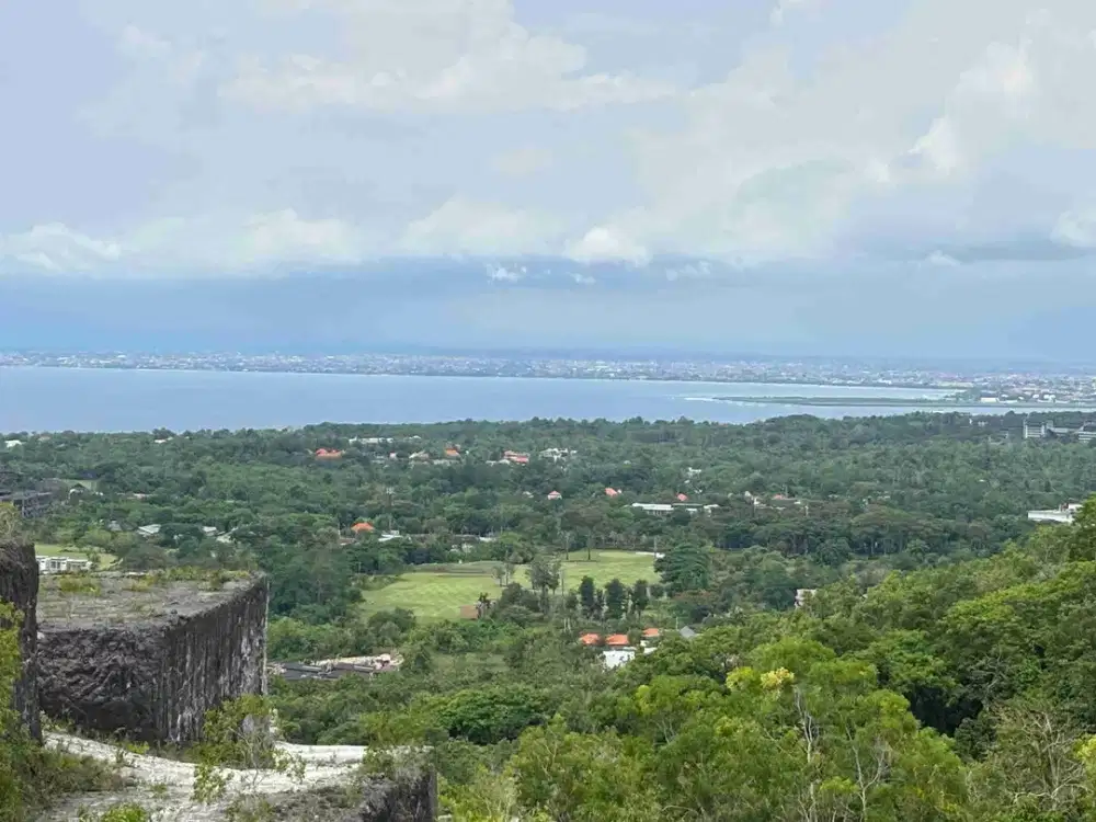 free hold land ocean view at labuan sait Pecatu 16,640m2 idr 7,3 Mill/m2