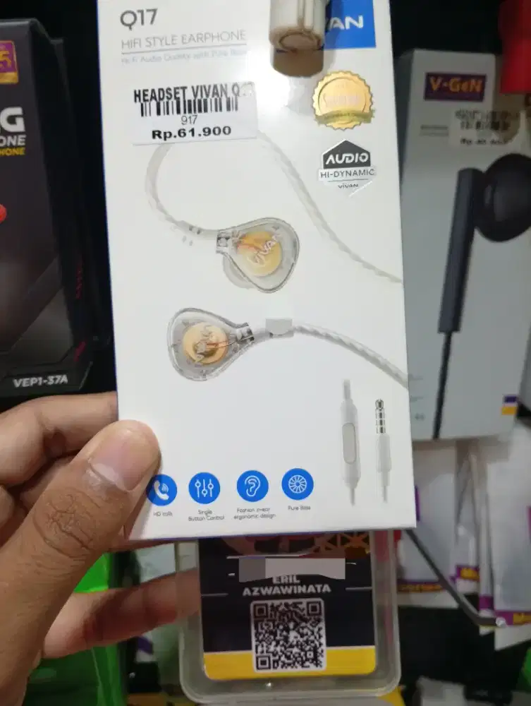 HEADSET VIVAN Q15 I ATLANTIS DAHSYAT