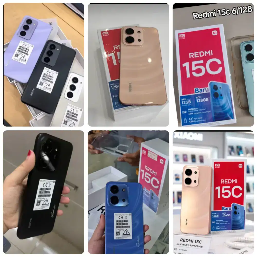 Redmi 15c 8/256GB Bisa kredit Tanpa DP