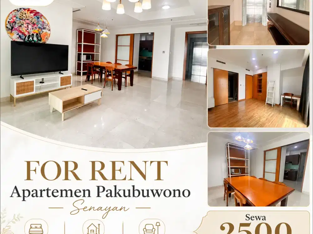 Apartemen Pakubuwono 2BR Siap Huni Lokasi Strategis Jakarta Selatan