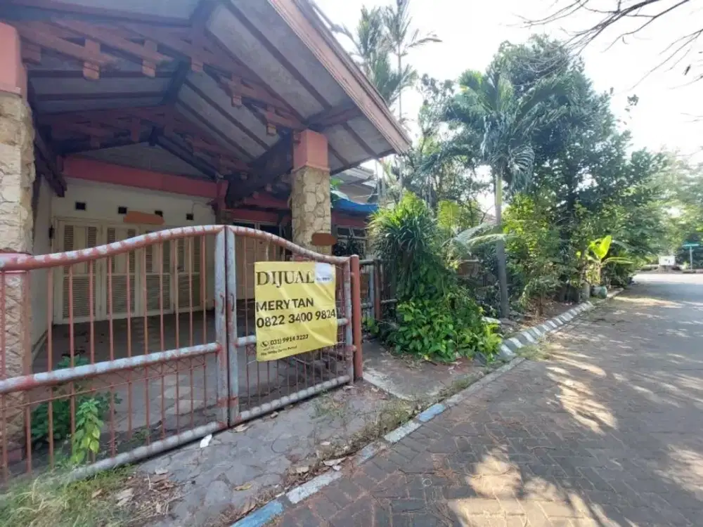 1 674.  Rumah Rungkut Mapan Timur Rumah Hitung Tanah SHM Lokasi Strategis Dekat Merr