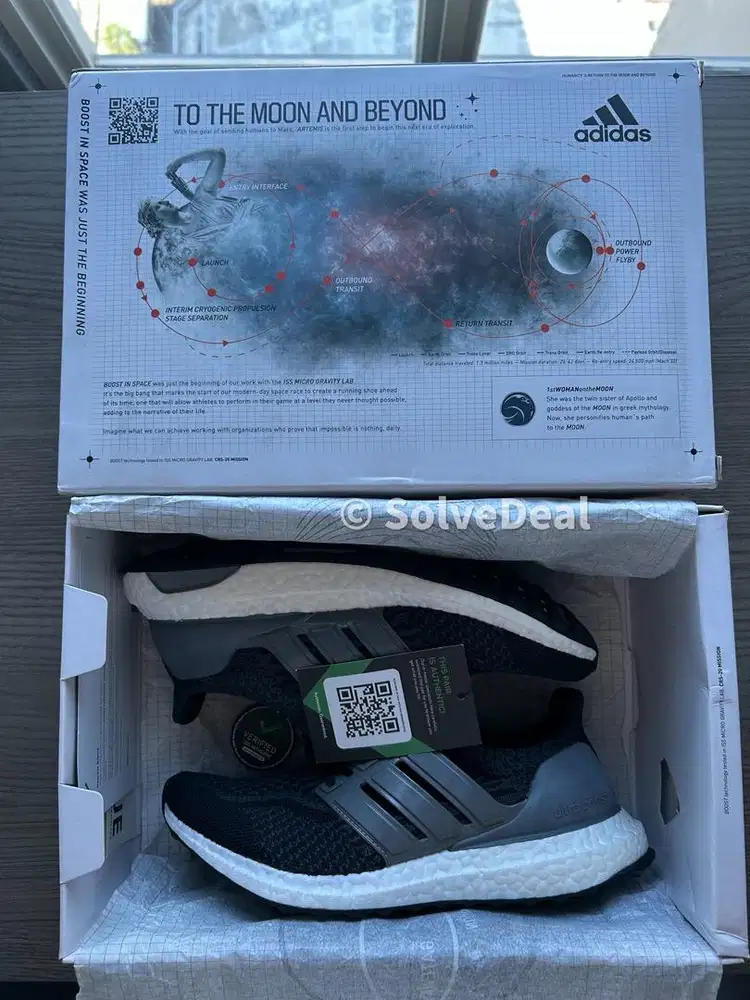 Sepatu Adidas Ultraboost 5.0 DNA Nasa Black Carbon Sepatu Running