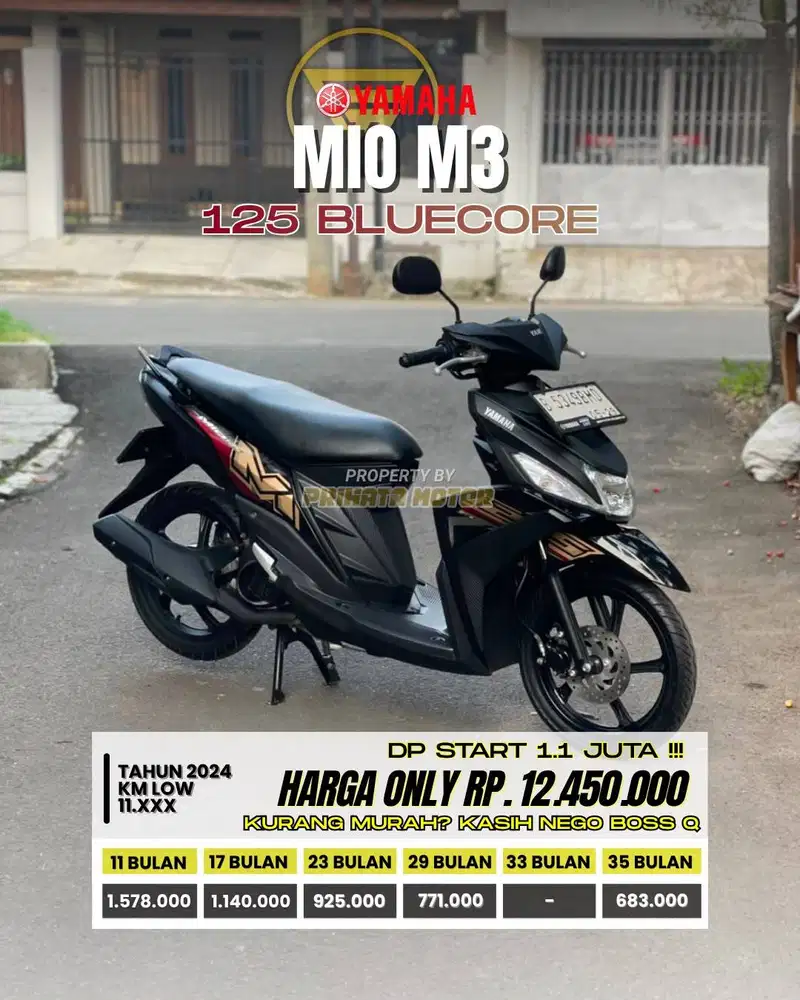 YAMAHA NEW MIO M3 125 BLUECORE 2024 !!!