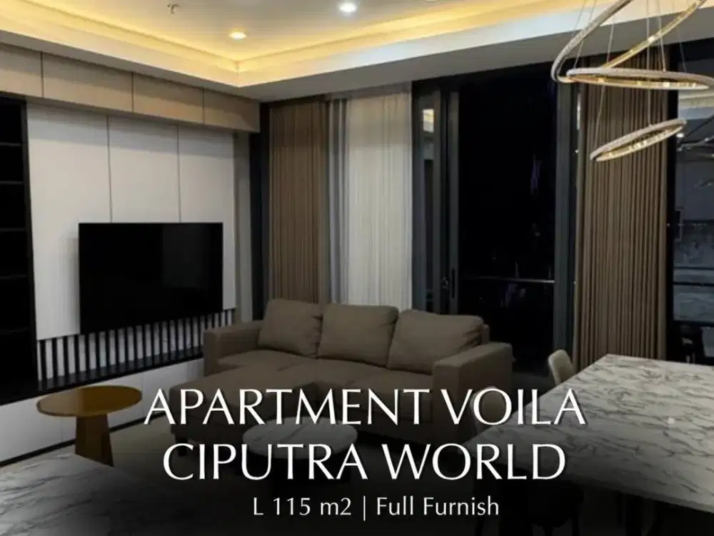 Dijual Apartemen Voila - Ciputra World Surabaya