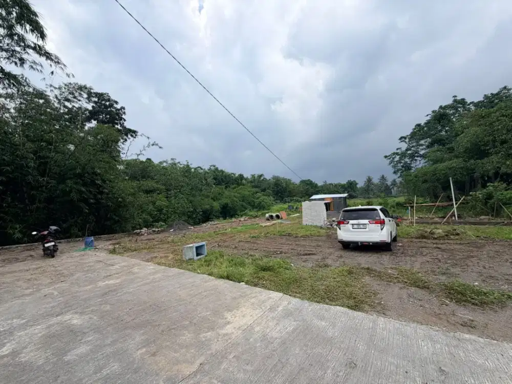 Tanah Siap AJB Tanah View Sawah & Merapi